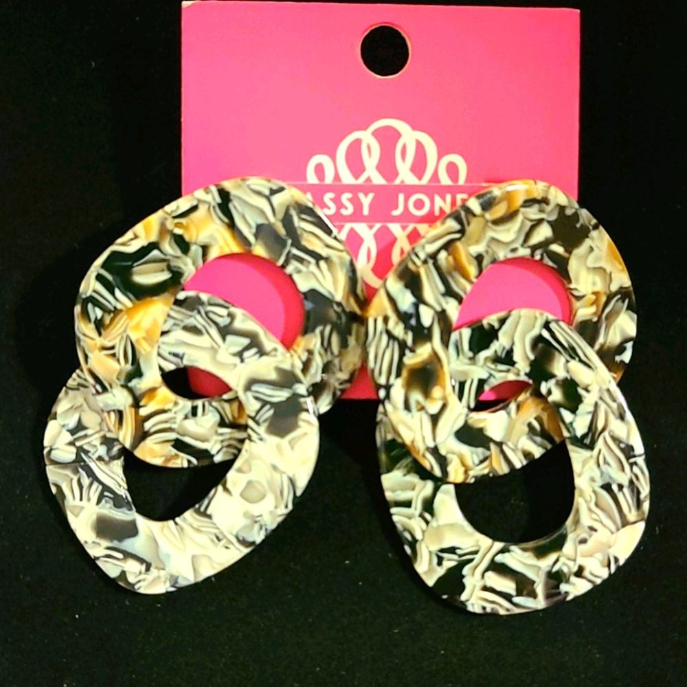Sassy Jones Zaria Dangle Earrings- Athens
